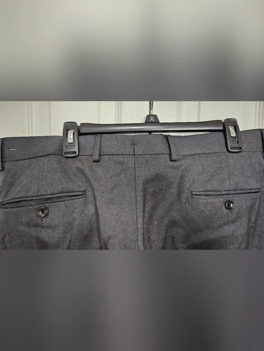 Brooks Brothers 1818 Reda 1865 Slim Dress Pants Gray Wool W36 L32 Men's.